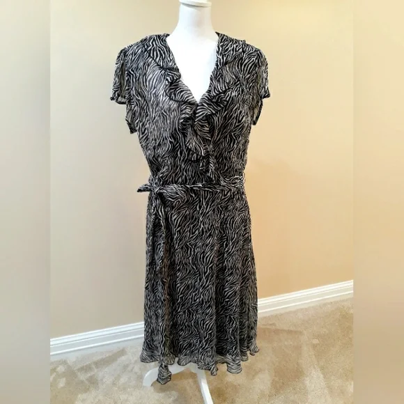 Christopher & Banks | Dresses | Christopher And Banks Zebra Print Dress |  Poshmark